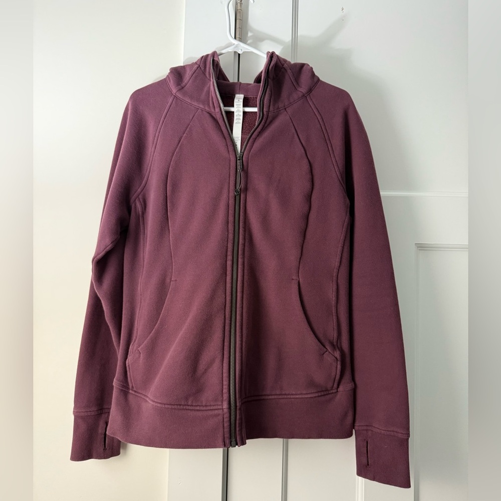 Lululemon Scuba Zip-Up Hoodie - Plum color